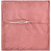 vidaXL Kussen met kussen HOUTEN 12 st Roze fluweel