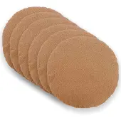 vidaXL Kussensloop 6 pcs HEERLEN Beige Ø 30 cm Bouclé
