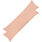vidaXL Kussensloop 2 pcs HEERLEN Roze 40 x 145 cm Bouclé