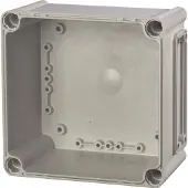 Fibox Base, PC Openings, 1x size 1 flange 3530543 Behuizing onderkant 190 x 190 x 100 Polycarbonaat Grijs-wit (RAL 7035) 1 stuk(s)