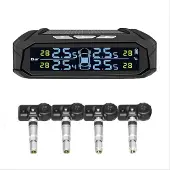 Tlily Auto TPMS-bandenspanningscontrolesysteem met 4 interne sensoren