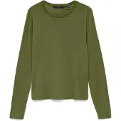 Vero Moda Shirt 'VMADA' olijfgroen
