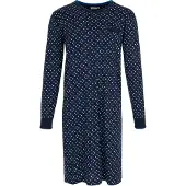 Pastunette Katoenen heren nachthemd donkerblauw -S | Maat XL