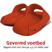 Lucovitaal Orthopedische Zomer Badslippers (Rood) maat 39-40
