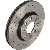 Brembo Remschijf 0958433X voorkant, gelocht, geventileerd, geperforeerd, 1 Stuk