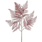 Hortus Kunsttak fern burgundy, 85 cm
