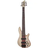 Schecter Charles Berthoud CB-6 Natural Satin 6-snarige elektrische basgitaar