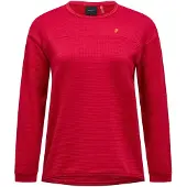 Peak Performance W Trail Polartec Crew - Tech Burgundy - S