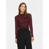 Vila Shirt 'VIRikke' bourgogne / merlot