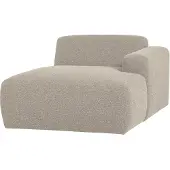 Woood Mojo Base Chaise Longue Bank Rechts - Velvet - Bruin