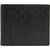 Calvin Klein Portemonnee 'REFINED EMBLEM MIX BILLFOLD Portafoglio' zwart