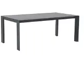 Garden Impressions Malakka lounge dining tafel 170x97 cm - donker grijs
