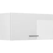Vicco Hangkast R-Line, Wit Hoogglans/Wit, 80 cm Plat