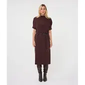 Esqualo Jurk f26-18515 cacao