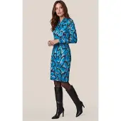 Mart Visser Robin Print Jurk Blauw / Multi