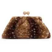 Manfield Bruine bambi clutch | Maat Onesize
