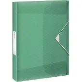 Esselte Colour'Breeze A4 Documentenbox voor 200 Vellen - Dosiermap met een Rugbreedte van 25mm - Groen