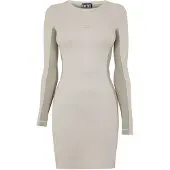Diesel Mini-jurk met ronde hals en ovale uitsnijding voor dames (Neutraal)