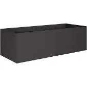vidaXL Plantenbak Zwart 200 x 80 x 60 cm Koudgewalst staal