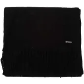 BOSS Unisex Volwassen Styven Fringe Sjaal (Zwart)