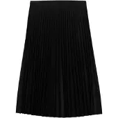 Lacoste Dames/Dames geplooide midi-rok (Zwart)