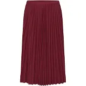 Lacoste Dames/Dames Plooi Polyester Midi Rok (Zinfandel)