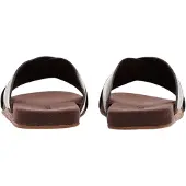 Timberland Heren leren platte sliders met kruisband (Gaucho)