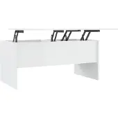 vidaXL Salontafel, hoogglanzwit, 102x50,5x46,5 cm, houtvezel