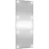 vidaXL Wandspiegel met LED's rechthoekig 40x100 cm glas