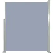 vidaXL Tuinscherm uittrekbaar 160x300 cm grijs