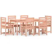 vidaXL 7-delige tuinset, massief hout, Douglasie