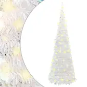 vidaXL Kunstkerstboom pop-up 50 LED's 120 cm wit