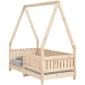 vidaXL Kinderbedframe 70x140 cm massief grenenhout