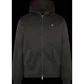 Lyle & Scott Gewatteerde Jas Met Capuchon En Ritssluiting, Groen