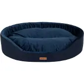 Amiplay Siena M Ova Hondenmand - Marineblauw, Fluweel