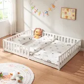En.casa Kinderbed Tanna 140x200 cm wit []