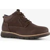 Hush puppies leren heren veterschoenen bruin maat 41