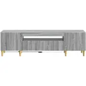 vidaXL LED-TV-kast ARNHEM, 153 x 35 x 43 cm, Sonoma-grijs