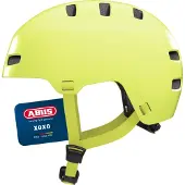 ABUS Fietshelm XOXO mono yellow L - 57-61 cm - geel - Geschikt voor gebruik op elektrische fietsen - stadsfietsen - 440 g