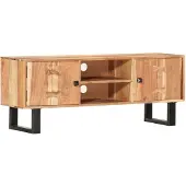 vidaXL Tv-meubel 118x30x45 cm massief acaciahout