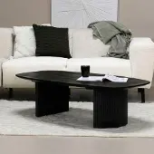 Giga Meubel Salontafel Feline Zwart 130cm