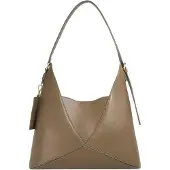 Dune London Lo Dinidearest Leren Schoudertas (Khaki Groen)