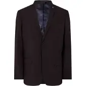Ted Baker Heren Effen Enkele Breasted Blazer (Bordeaux)