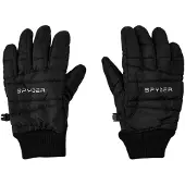 Spyder Gewatteerde skihandschoenen voor dames (Zwart)