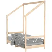 vidaXL Kinderbedframe 70x140 cm massief grenenhout