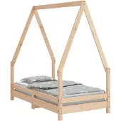 vidaXL Kinderbedframe 70x140 cm massief grenenhout