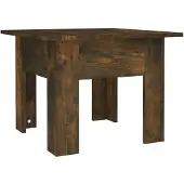 Möbelando Salontafel "Jeseritz" gemaakt van spaanplaat, afgewerkt in gerookt eiken. Afmetingen (breedte/hoogte/diepte): 55x42x55 cm