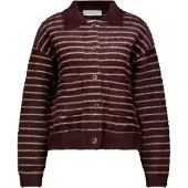Rino & Pelle Vest Bubbly Boxy Bruin dames