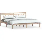 vidaXL Bedframe massief hout 180x200 cm