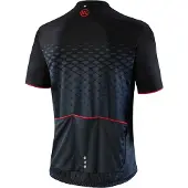 Bicycle Line Heren Rayon Fietsshirt (Zwart/Rood)